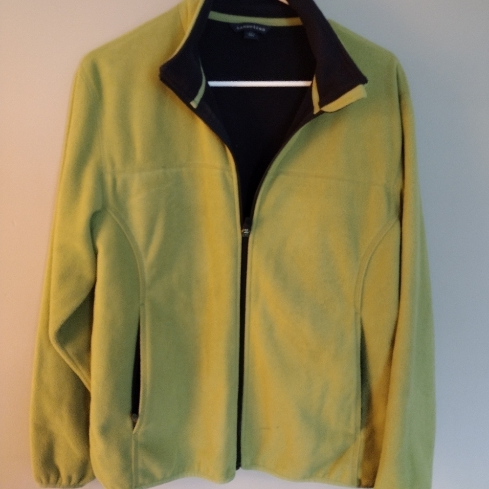 Lands' End Green Fleece Jacket